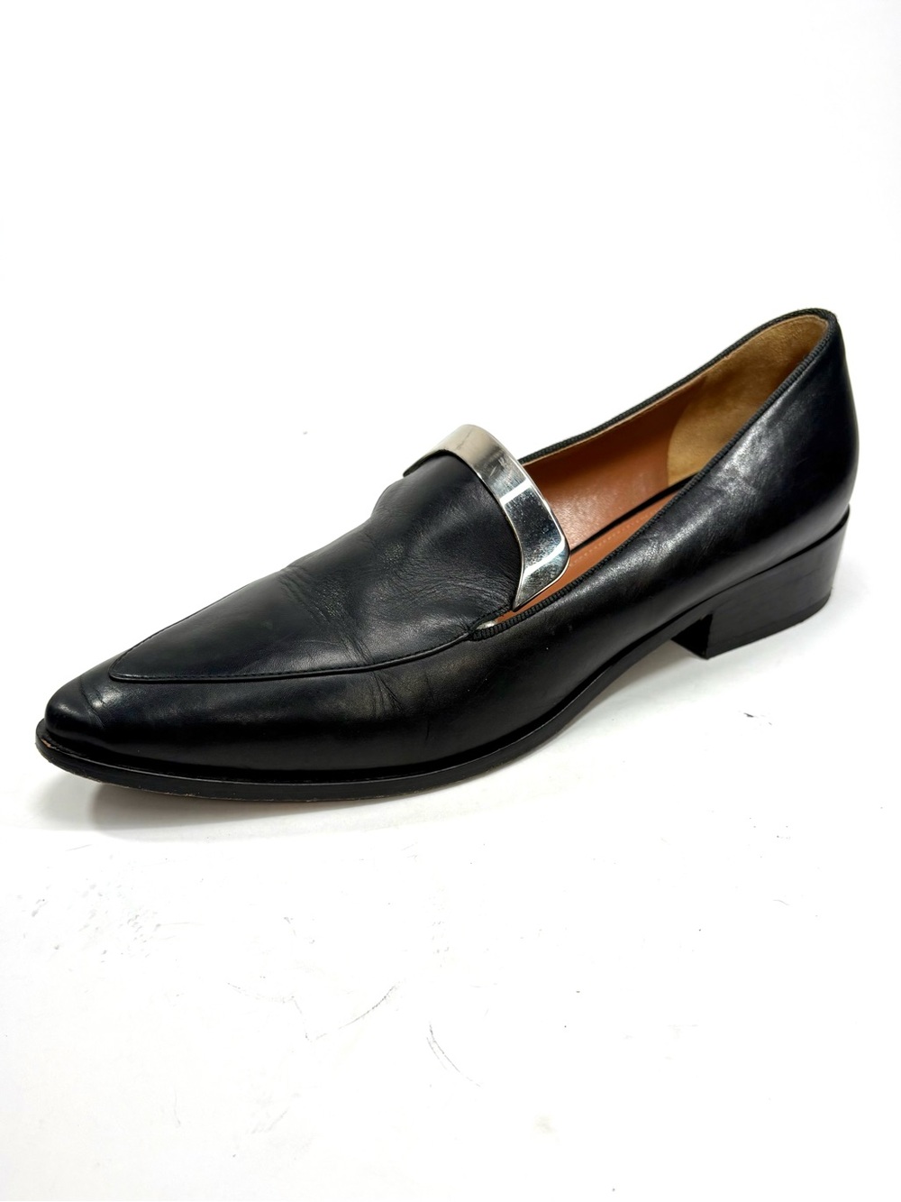 Sportmax by Max Mara Black Leather Loafers | 39.5